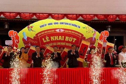 Xã Thường Tín khai bút đầu xuân