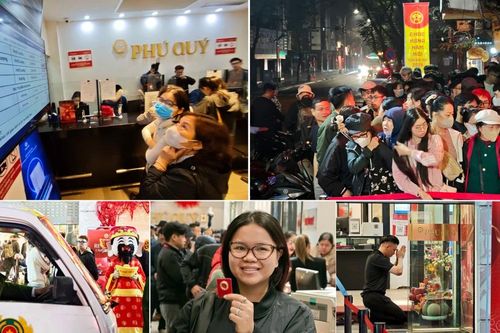 Đêm không ngủ trên 'phố vàng' Hà Nội ngày Vía Thần Tài