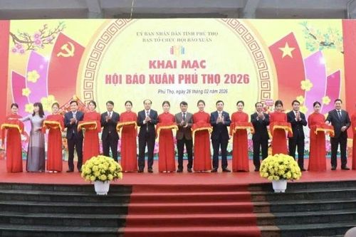 Náo nức Hội báo Xuân Phú Thọ 2026