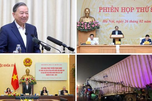 Tin nổi bật ngày 26/2: Tổng Bí thư dự Hội nghị tiếp xúc giữa cử tri với người ứng cử đại biểu Quốc hội; Hội nghị triển khai công tác bầu cử đại biểu Quốc hội và Hội đồng nhân dân các cấp
