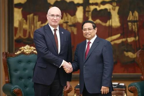 Thủ tướng Phạm Minh Chính tiếp Tổng Giám đốc Hãng thông tấn TASS (Nga)