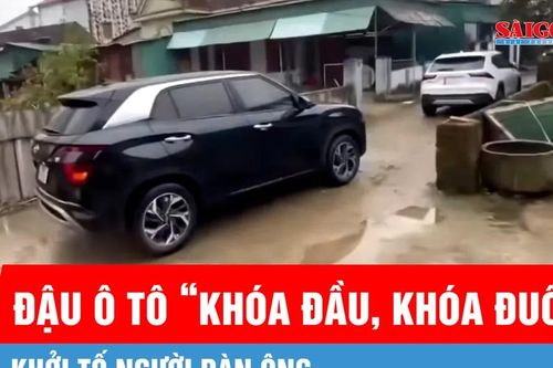 Khởi tố người đàn ông đậu ô tô 'khóa đầu, khóa đuôi' ngày mùng 2 Tết ở Hà Tĩnh