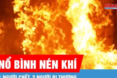 Nổ bình nén khí tại cơ sở chế biến hải sản làm 1 người chết, 2 người bị thương