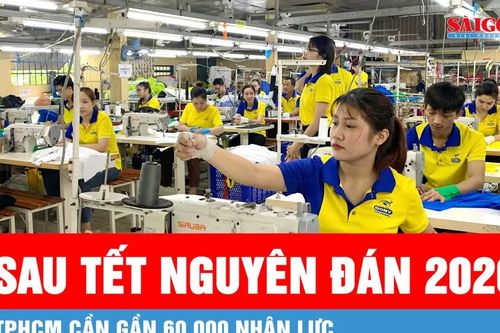 TPHCM cần gần 60.000 nhân lực sau tết
