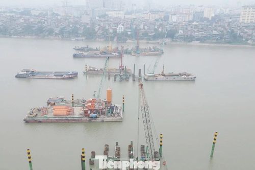Nguyên nhân trụ vượt sông phía nội thành của dự án cầu Trần Hưng Đạo chưa thể thi công?