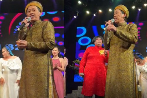 Nghệ sĩ Hoài Linh hát trên sân khấu lô tô, phản ứng khán giả gây bất ngờ