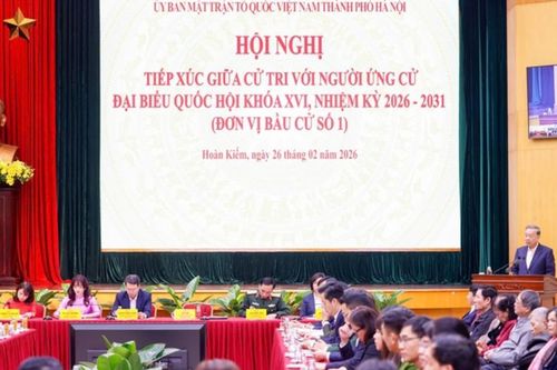 Tổng Bí thư Tô Lâm trao đổi với cử tri Thủ đô về các trụ cột phát triển
