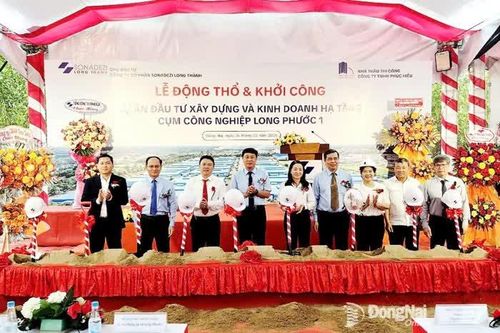 Động thổ Dự án Đầu tư xây dựng và kinh doanh hạ tầng Cụm công nghiệp Long Phước 1