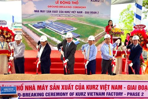Động thổ Nhà máy KURZ Việt Nam giai đoạn 2 tại Gia Lai