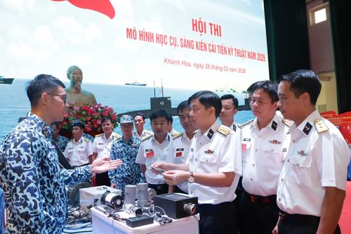 Lữ đoàn 189 Hải quân tổ chức hội thi mô hình học cụ, sáng kiến - cải tiến kỹ thuật năm 2026.