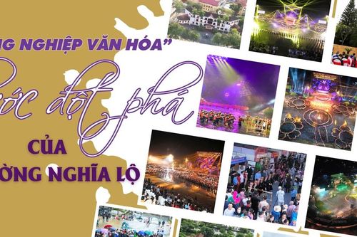 'Công nghiệp văn hóa' bước đột phá của phường Nghĩa Lộ
