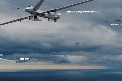 Mỹ nâng cấp drone MQ-9B với tên lửa hành trình JASSM và tên lửa chống hạm tầm xa LRASM