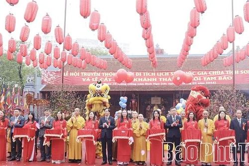 Khai mạc Lễ hội truyền thống Chùa Tích Sơn