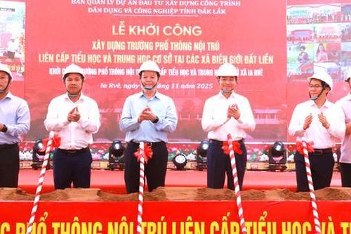 Chuẩn bị đồng loạt khởi công xây dựng trường nội trú liên cấp tại các xã biên giới