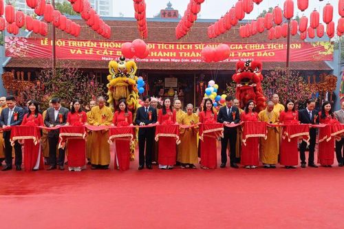 Phú Thọ: Lễ hội truyền thống và khánh thành ngôi Tam Bảo tại di tích lịch sử quốc gia chùa Tích Sơn