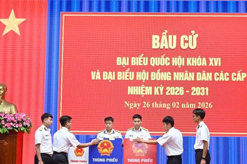 TP. Hồ Chí Minh: Bầu cử sớm tại Vùng 2 Hải quân