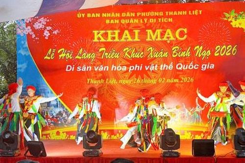 Thanh Liệt khai mạc Lễ hội làng Triều Khúc Xuân Bính Ngọ 2026