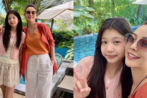Con gái Hoa hậu Jennifer Phạm thừa hưởng nét đẹp của cả bố lẫn mẹ
