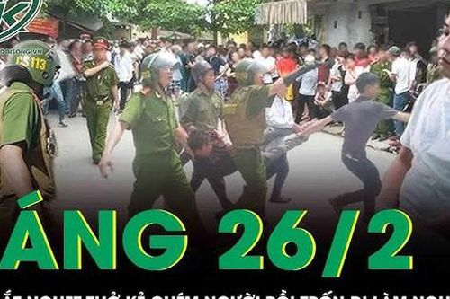 Cuộc vây bắt nghẹt thở tóm gọn kẻ dùng dao tự chế chém người rồi bỏ trốn đi làm nghề biển