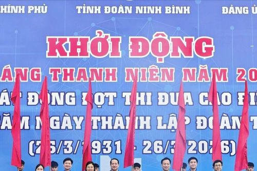 Ninh Bình khởi động Tháng Thanh niên 2026, phát động thi đua mừng 95 năm thành lập Đoàn