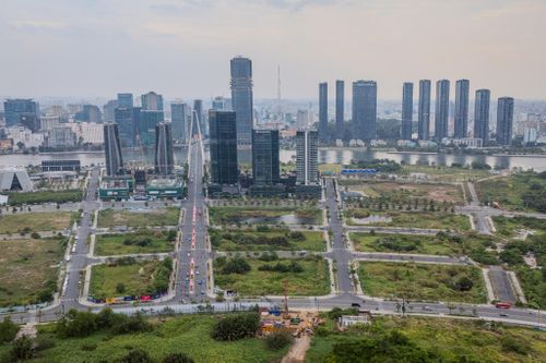 Khu đất dự kiến xây tòa tháp 99 tầng ở Thủ Thiêm