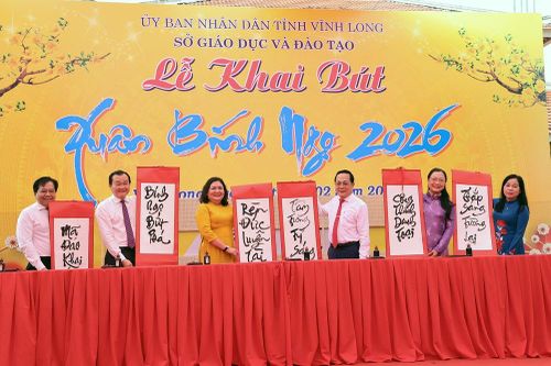 Vĩnh Long tổ chức Lễ Khai bút đầu Xuân Bính Ngọ 2026