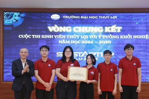 Nhiều ý tưởng AI, công nghệ sinh học bứt phá tại sân chơi khởi nghiệp Thủy lợi