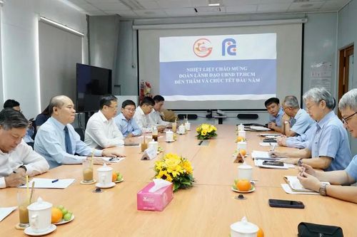 Lãnh đạo UBND TPHCM chúc tết các doanh nghiệp tiêu biểu