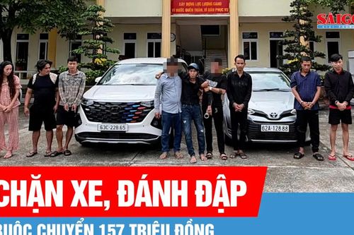 Băng nhóm chặn xe, đưa phụ nữ về nhà nghỉ đánh đập, buộc chuyển 157 triệu đồng