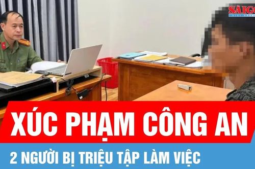 Lên mạng xúc phạm công an, 2 người bị triệu tập làm việc