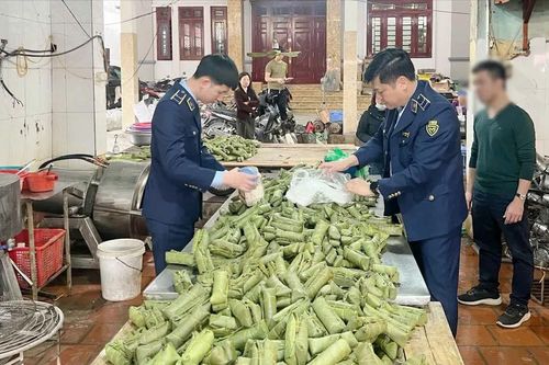 Khởi tố 2 bị can dùng hàn the sản xuất giò chả