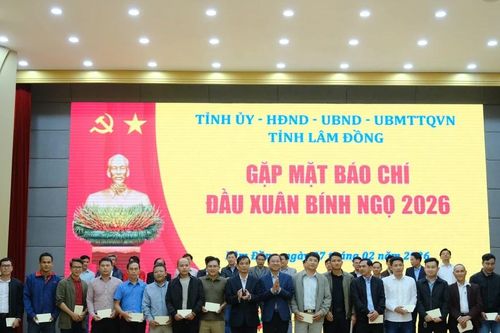 Tỉnh Lâm Đồng gặp mặt báo chí đầu xuân Bính Ngọ 2026
