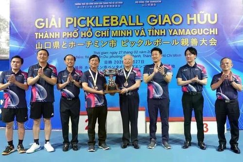 Giải Pickleball giao hữu giữa HĐND TPHCM và Hội đồng tỉnh Yamaguchi