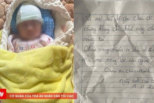 Bé gái 3 tháng tuổi bị bỏ rơi kèm tờ giấy nhờ nuôi dưỡng