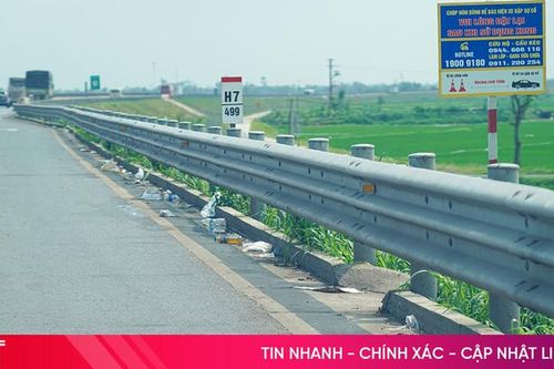 Nhếch nhác dải dừng khẩn cấp cao tốc qua Hà Tĩnh