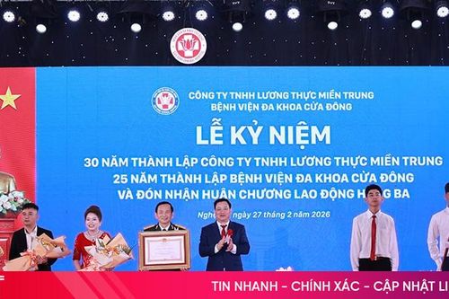 BVĐK Cửa Đông đón nhận Huân chương Lao động hạng Ba