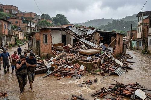 Mưa lớn và sạt lở tại Brazil, ít nhất 55 người thiệt mạng