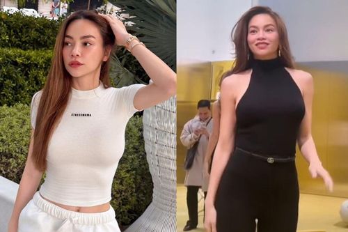 Hồ Ngọc Hà lộ rõ vóc dáng sau hai lần sinh nở qua clip hậu trường