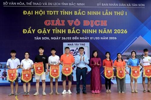 Bắc Ninh: Khai mạc Giải Vô địch đẩy gậy tỉnh năm 2026
