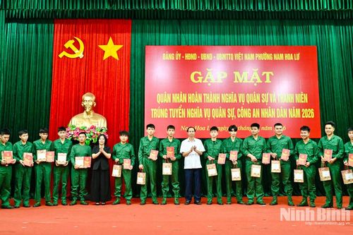 Các địa phương tổ chức Ngày hội tòng quân, gặp mặt thanh niên trúng tuyển nghĩa vụ quân sự năm 2026