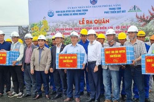 Đà Nẵng tăng tốc bàn giao 3km dự án hoàn thiện đường ven biển 129