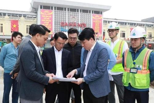 Phó Bí thư thường trực Thành ủy kiểm tra tiến độ đoạn ngầm Metro Nhổn - Ga Hà Nội