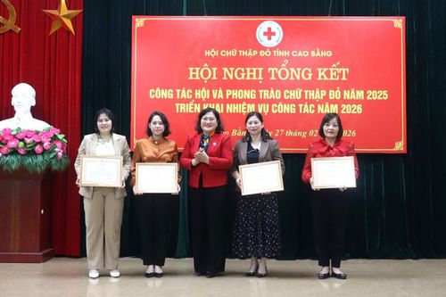 Chữ thập đỏ tỉnh triển khai nhiệm vụ năm 2026