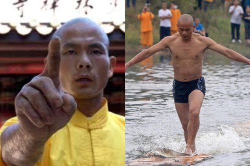 Cao thủ Thiếu Lâm chạy trên mặt nước hơn 100m, luyện tuyệt kỹ với 1 ngón tay