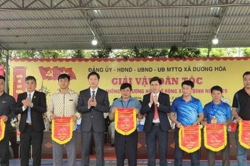 Giải vật truyền thống xã Dương Hòa: Giữ lửa tinh thần thượng võ