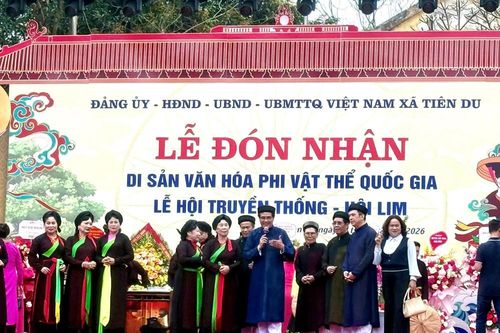 Bắc Ninh đón nhận danh hiệu Di sản văn hóa phi vật thể quốc gia Hội Lim