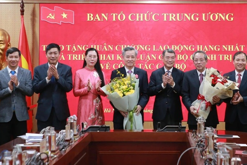 2 Phó trưởng ban Tổ chức Trung ương nghỉ công tác kể từ ngày 1-3-2026