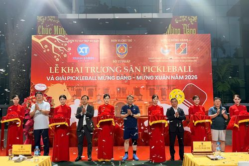 Bộ Tư pháp tổ chức giải Pickleball mừng Đảng - mừng Xuân năm 2026