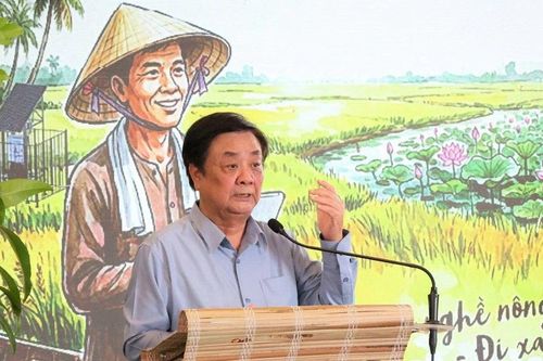 Nông dân chuyên nghiệp không mặc áo vest đi hội thảo
