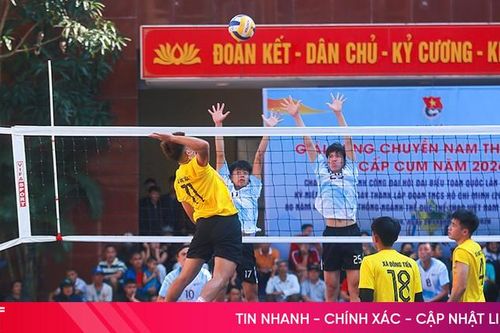 7 đội tranh tài Giải Bóng chuyền nam thanh niên cụm số 1